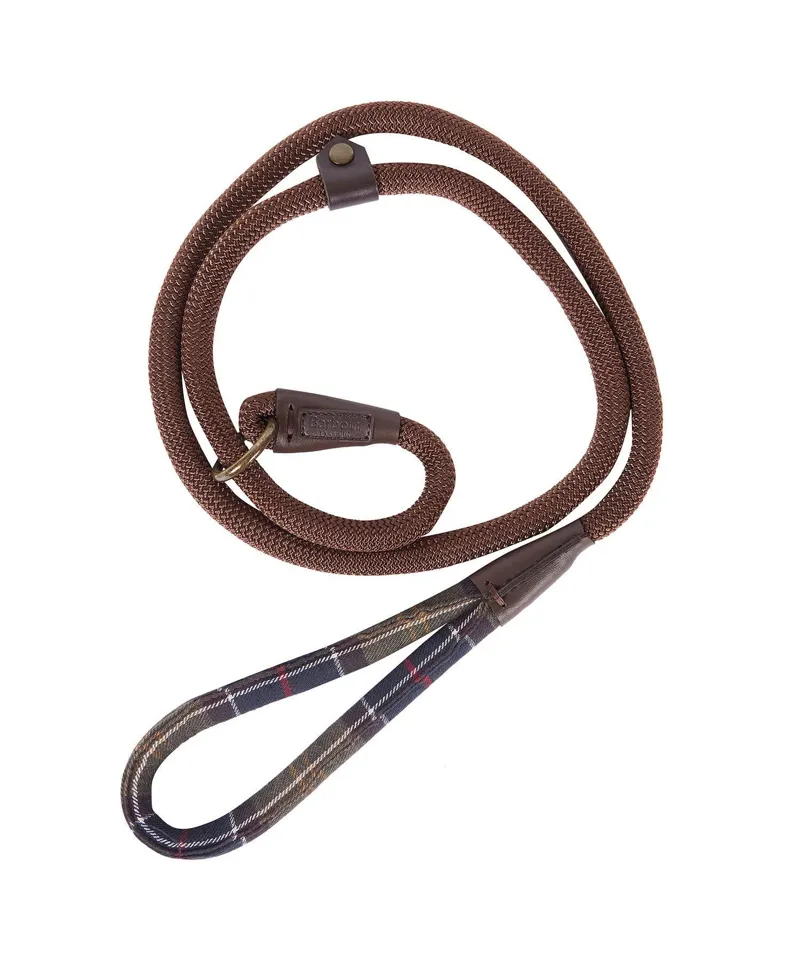 Barbour Tartan Trimmed Slip Lead